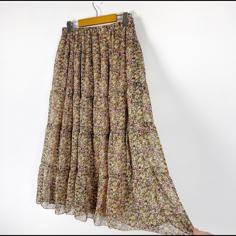 Handmade Ditzy Floral Cottagecore Skirt